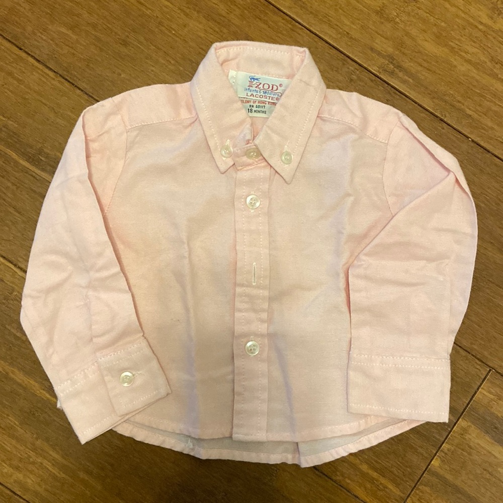 Izod baby button down shirt